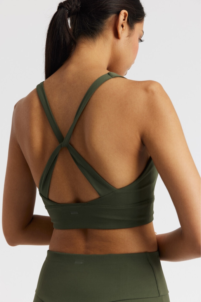 Rethinkit, Butter Soft Sports Bra Seinna, Dark Forest